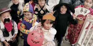 child halloween crianças fantasias